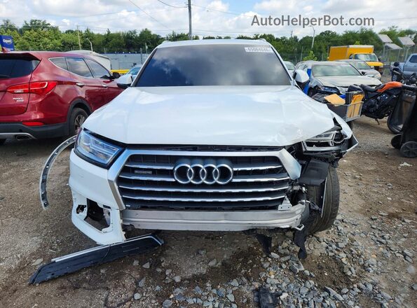 WA1LHAF72JD000585 2018 AUDI Q7 White უკანა ხედი