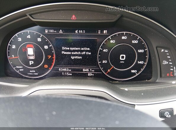 WA1LHAF73JD019646 2018 AUDI Q7 White უკანა სავარძლების ხედი