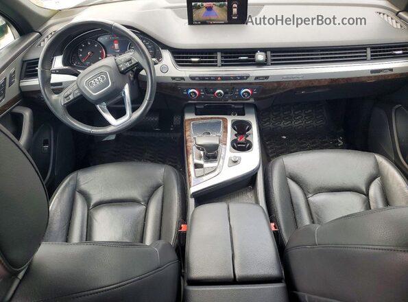 WA1LHAF74HD058403 2017 AUDI Q7 Silver Dashboard view