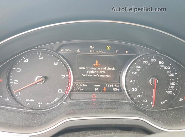 WA1LHAF74HD058403 2017 AUDI Q7 Silver Instrument cluster view