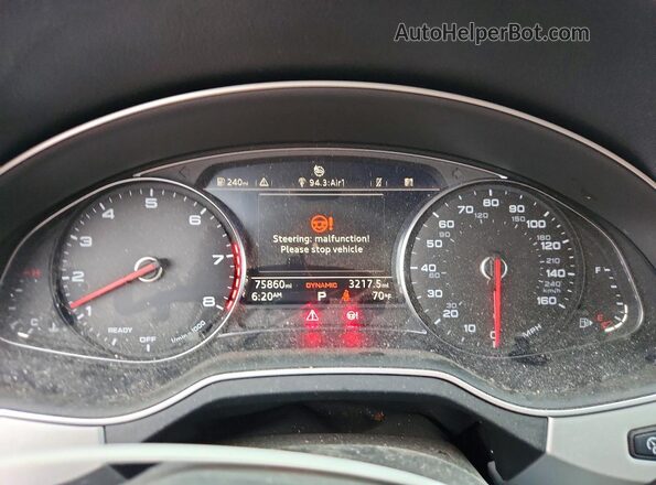 WA1LHAF76JD046324 2018 AUDI Q7 Gray Widok zestawu wskaźników