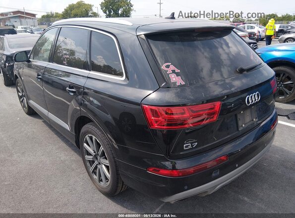 WA1LHAF77KD026052 2019 AUDI Q7 Black უკანა მარცხენა