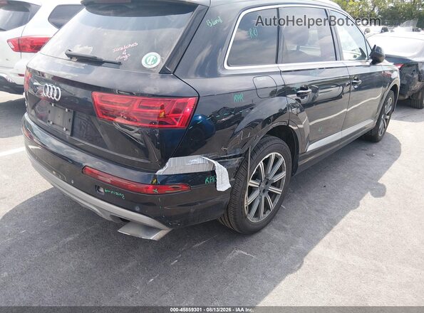 WA1LHAF77KD026052 2019 AUDI Q7 Black წინა ხედი