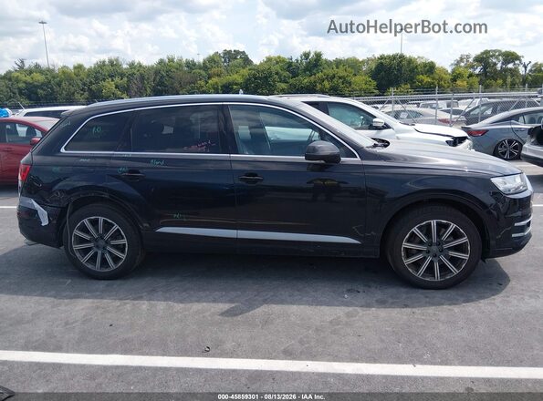 WA1LHAF77KD026052 2019 AUDI Q7 Black უკანა სალონის ხედი