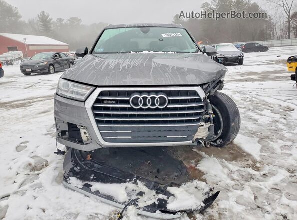 WA1LHAF79JD001975 2018 AUDI Q7 Gray წინა ხედი