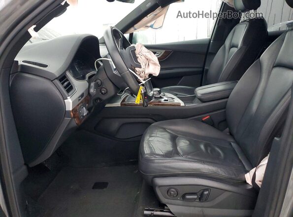 WA1LHAF79JD001975 2018 AUDI Q7 Gray წინა სალონის ხედი