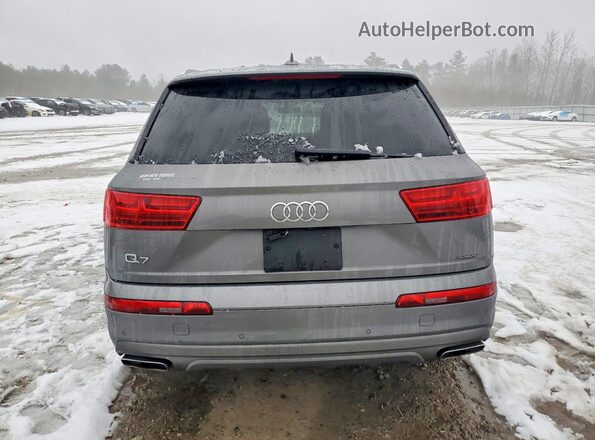 WA1LHAF79JD001975 2018 AUDI Q7 Gray უკანა ხედი