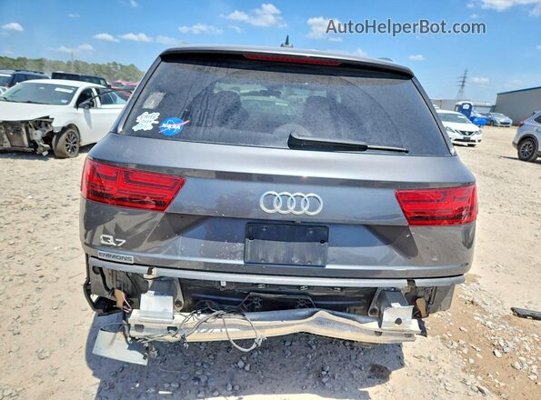 WA1LHAF79KD017191 2019 AUDI Q7 Gray უკანა ხედი