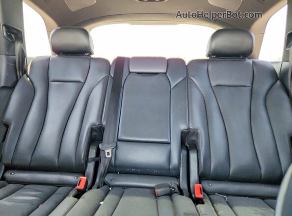 WA1LHAF79KD017191 2019 AUDI Q7 Gray უკანა სავარძლების ხედი