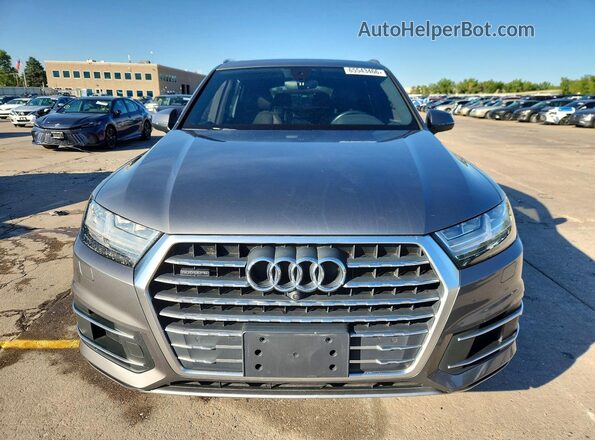 WA1LHAF7XHD049978 2017 AUDI Q7 Gray წინა ხედი