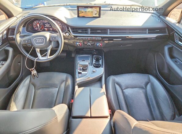 WA1LHAF7XHD049978 2017 AUDI Q7 Gray წინა პანელის ხედი