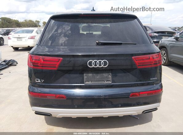 WA1LHAF7XJD001516 2018 AUDI Q7 Черный 