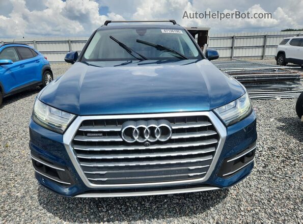 WA1LHAF7XJD029672 2018 AUDI Q7 Blue Widok wnętrza 360 stopni