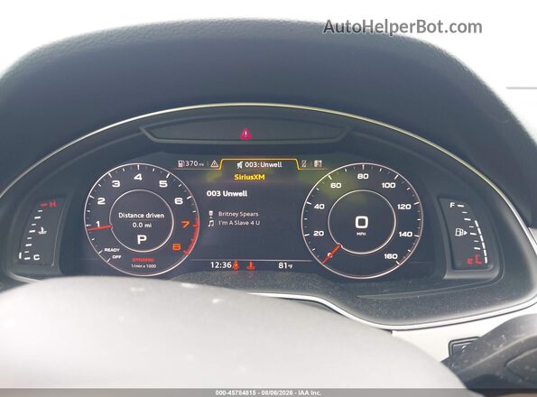 WA1LHAF7XKD039166 2019 AUDI Q7 White უკანა სავარძლების ხედი