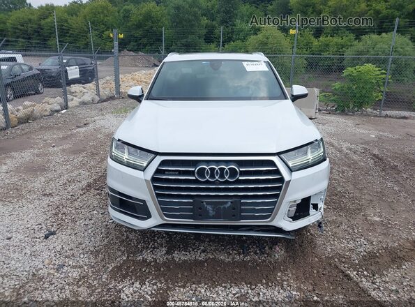 WA1LHAF7XKD039166 2019 AUDI Q7 White ხელსაწყოთა პანელის ხედი