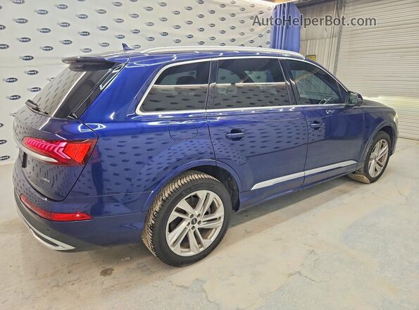 WA1LJAF75MD025263 2021 AUDI Q7 Blue Rear right
