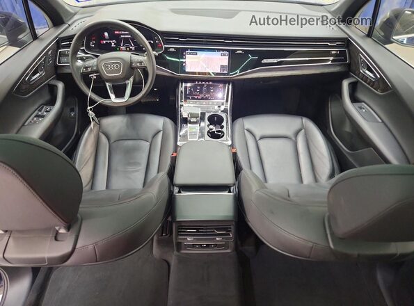 WA1LJAF75MD025263 2021 AUDI Q7 Blue Dashboard view