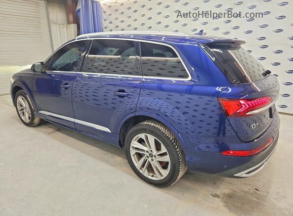 WA1LJAF75MD025263 2021 AUDI Q7 Blue Rear left