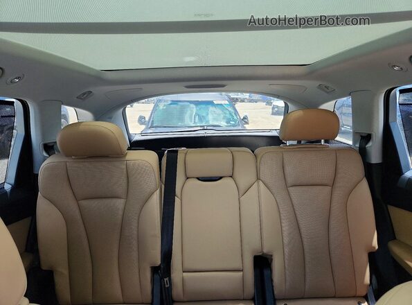 WA1LJAF77LD010004 2020 AUDI Q7 White Հետևի նստատեղերի տեսք