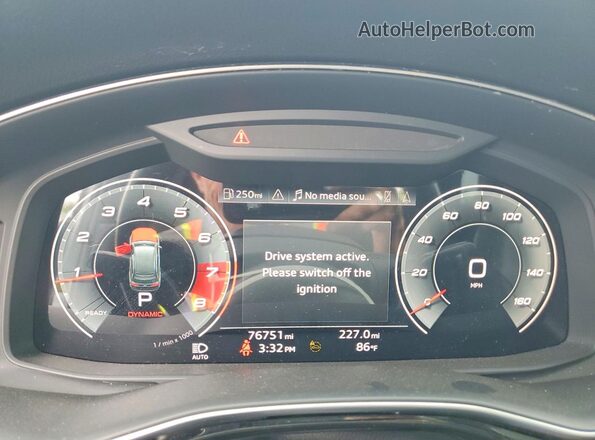 WA1LJAF78MD041179 2021 AUDI Q7 Gray Սարքավորումների վահանակի տեսք