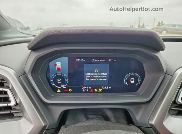 WA1LUBFZXRP058912 2024 AUDI Q4 Gray Widok zestawu wskaźników