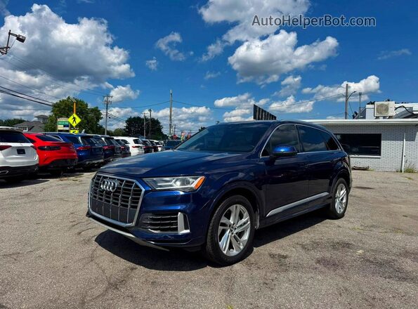 WA1LXAF72LD000219 2020 AUDI Q7 Blue უკანა მარჯვენა