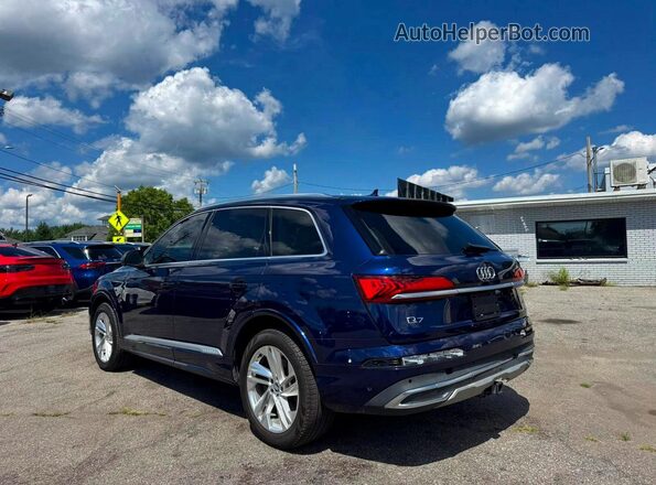 WA1LXAF72LD000219 2020 AUDI Q7 Blue უკანა ხედი