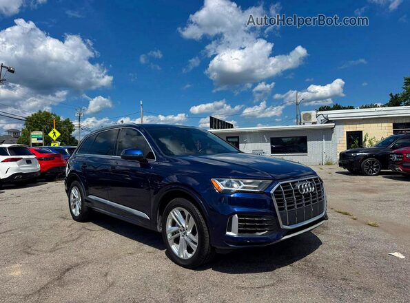 WA1LXAF72LD000219 2020 AUDI Q7 Blue უკანა მარცხენა