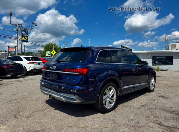WA1LXAF72LD000219 2020 AUDI Q7 Blue ხელსაწყოთა პანელის ხედი