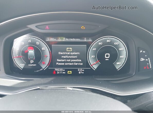 WA1LXAF72MD014252 2021 AUDI Q7 White უკანა სავარძლების ხედი