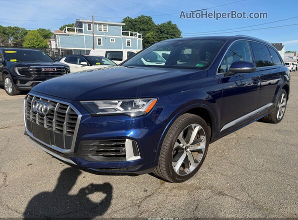 WA1LXAF72MD014929 2021 AUDI Q7 Blue Front left