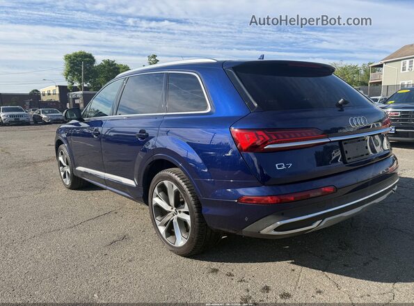 WA1LXAF72MD014929 2021 AUDI Q7 Blue Rear left