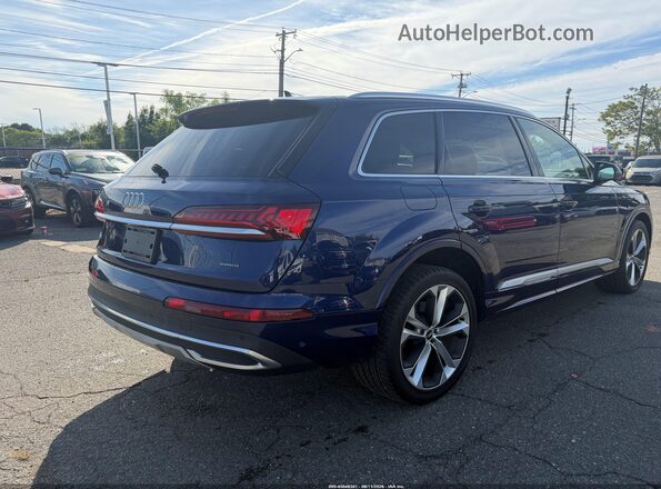 WA1LXAF72MD014929 2021 AUDI Q7 Blue Rear right