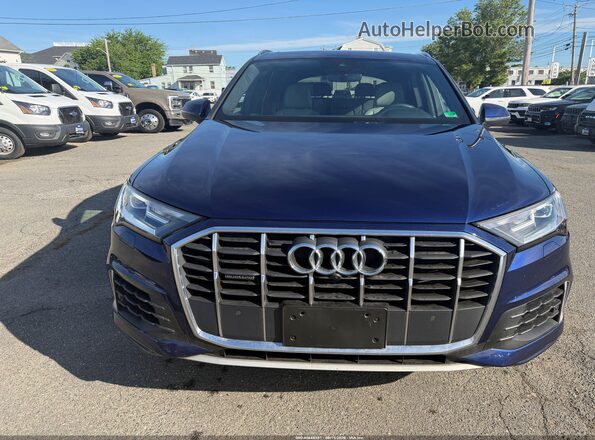 WA1LXAF72MD014929 2021 AUDI Q7 Blue Rear view