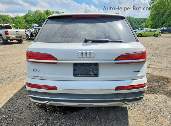 WA1LXAF73MD036969 2021 AUDI Q7 White Հետևի տեսք