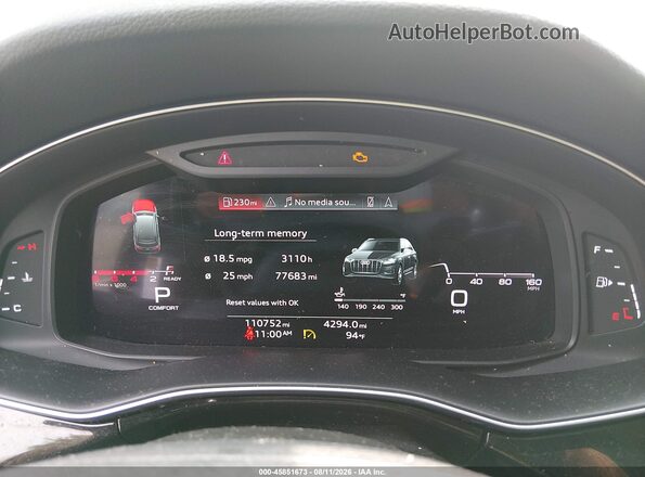 WA1LXAF74MD013099 2021 AUDI Q7 Blue Вид задніх сидінь