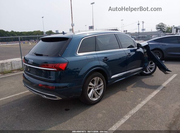 WA1LXAF74MD013099 2021 AUDI Q7 Blue Задня права чверть