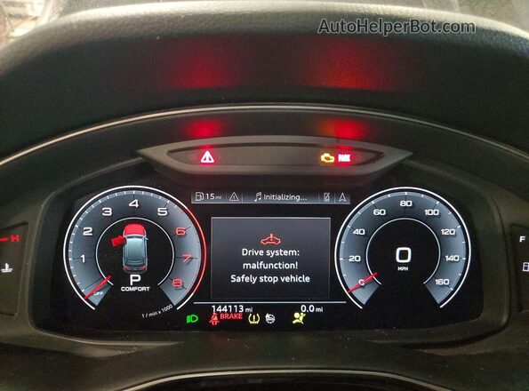 WA1LXAF75LD001154 2020 AUDI Q7 Черный Вид щитка приборов