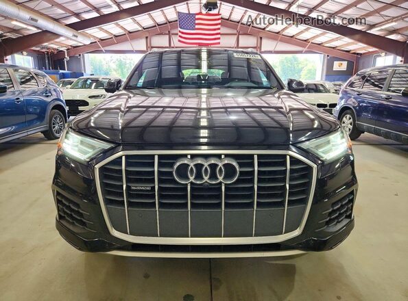 WA1LXAF75MD026685 2021 AUDI Q7 Black Դիմացի տեսք