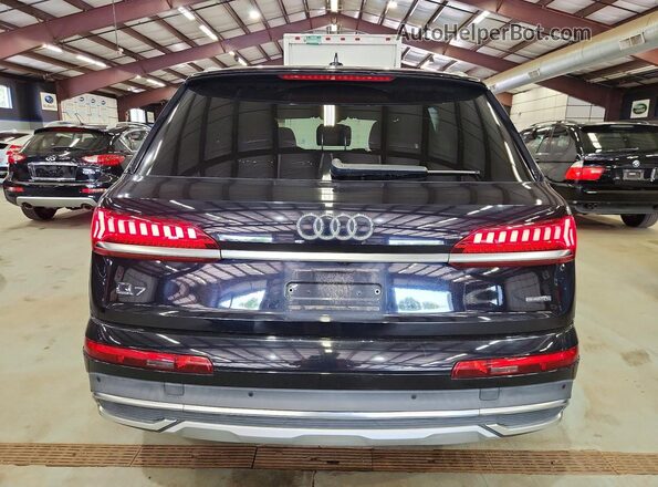WA1LXAF75MD026685 2021 AUDI Q7 Black Հետևի տեսք