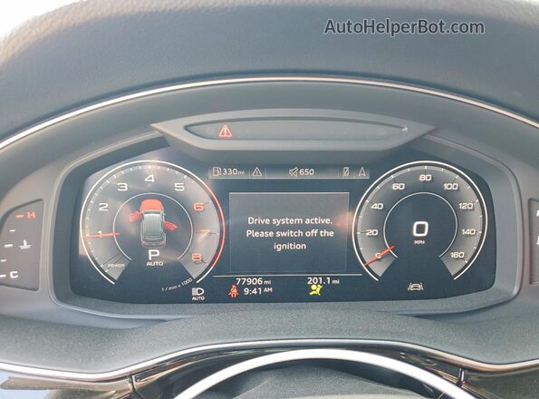 WA1LXAF77LD003553 2020 AUDI Q7 Gray Սարքավորումների վահանակի տեսք