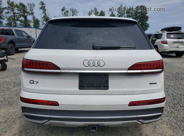 WA1LXAF77MD020693 2021 AUDI Q7 White უკანა ხედი