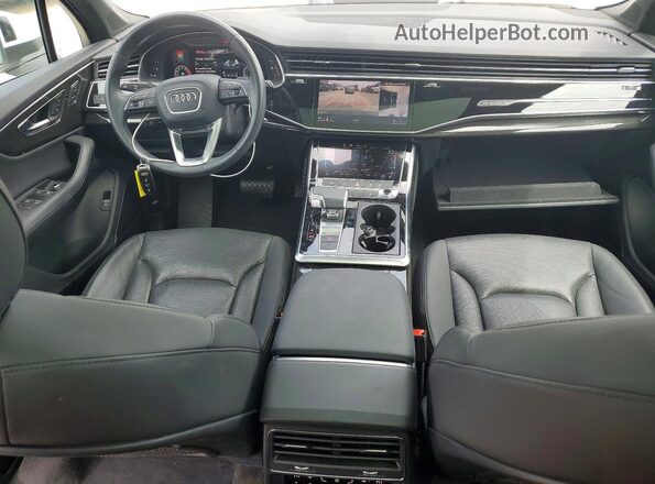 WA1LXAF77MD020693 2021 AUDI Q7 White წინა პანელის ხედი