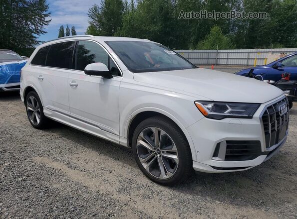WA1LXAF77MD020693 2021 AUDI Q7 White წინა მარჯვენა