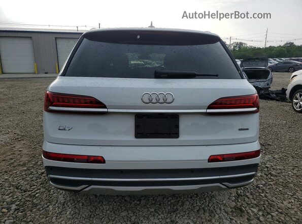 WA1LXAF77MD035047 2021 AUDI Q7 White უკანა ხედი