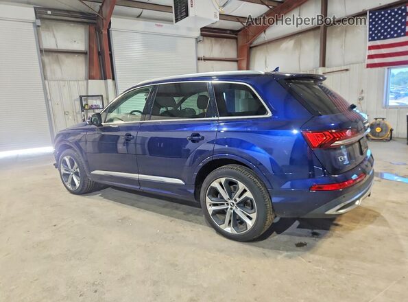 WA1LXAF78MD024252 2021 AUDI Q7 Blue Tył lewy