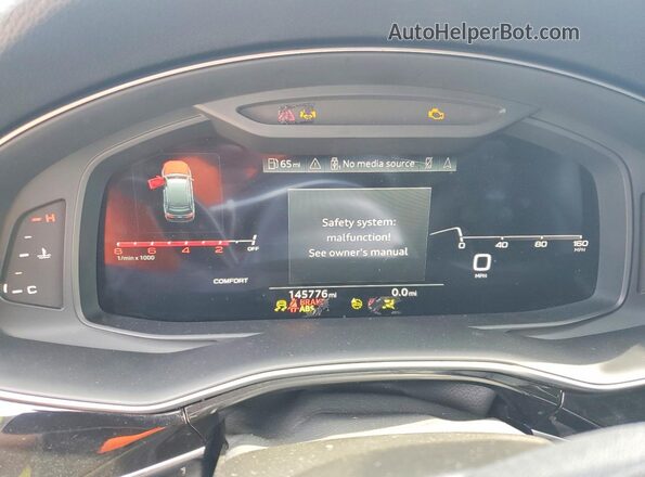 WA1LXAF78MD024431 2021 AUDI Q7 Black Vista del cuadro de instrumentos