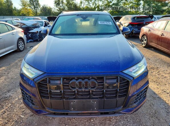 WA1LXAF79MD023529 2021 AUDI Q7 Blue Vista frontal