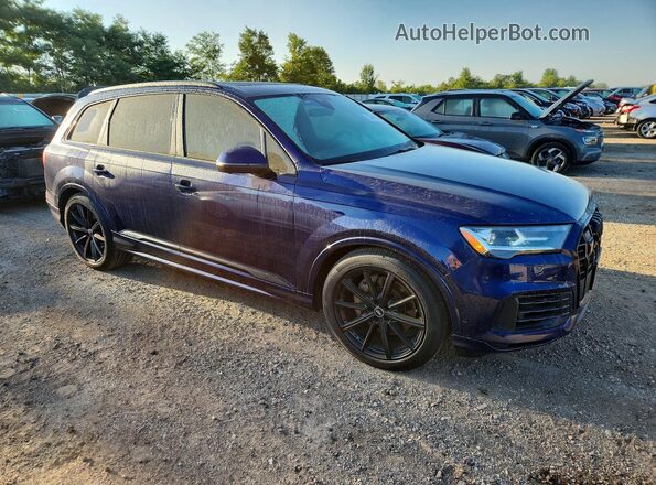 WA1LXAF79MD023529 2021 AUDI Q7 Blue Delantero derecho