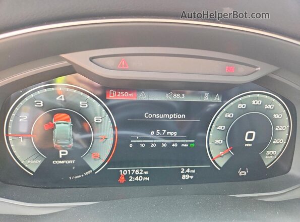 WA1LXBF71PD006850 2023 AUDI Q7 Черный Вид щитка приборов
